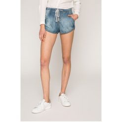 Roxy - Szorty. Niebieskie szorty damskie Roxy, s, bez wzorów, z bawełny, casualowe, z obniżonym stanem. W wyprzedaży za 159,90 zł.