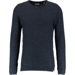 Swetry klasyczne męskie: Shine Original ACID WASH ONECK Sweter dusty navy