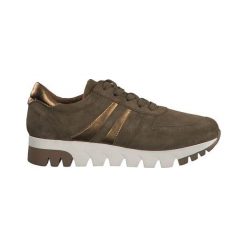 Tamaris Buty oliwkowy female zielony 36. Zielone sneakersy damskie Tamaris, ze skóry. Za 319,00 zł.