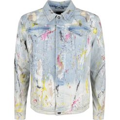 Pepe Jeans Kurtka "Evans Paint". Płaszcze męskie Pepe Jeans, bez wzorów, z jeansu, bez kaptura. Za 459,00 zł.