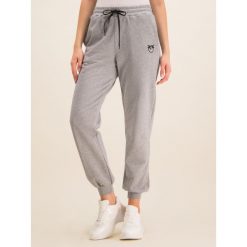 Spodnie dresowe Pinko Calcionetti PE20 BLK01 1G14X6 Y64X. Szare spodnie damskie Pinko, l, z bawełny. W wyprzedaży za 439,00 zł.