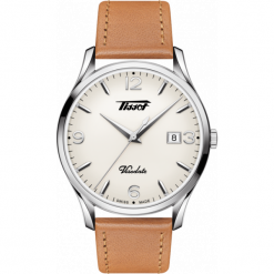 PROMOCJA ZEGAREK TISSOT HERITAGE VISODATE QUARTZ T118.410.16.277.00. Niebieskie zegarki męskie TISSOT, szklane. W wyprzedaży za 1144,00 zł.