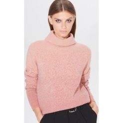Sweter z efektem ombre - Różowy. Różowe swetry damskie Mohito, s, bez wzorów, bez rękawów, bez kaptura. W wyprzedaży za 59,99 zł.