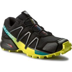 Buty SALOMON - Speedcross 4 392398 28 V0 Black/Everglade/Sulphur Spring. Czarne buty sportowe męskie Salomon, z tkaniny, na sznurówki, do biegania, salomon speedcross. W wyprzedaży za 419,00 zł.