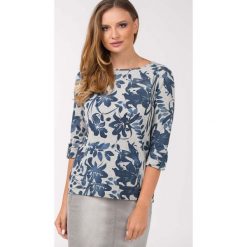 Bluzy damskie: Bluza w kwiaty