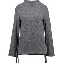 Swetry klasyczne damskie: YAS YASFLOSS FUNNELNECK TIE Sweter medium grey melange