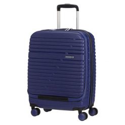 American Tourister Walizka Podróżna Aero Racer 55 Cm Frontloader Niebieska. Niebieskie walizki American Tourister, bez wzorów, sportowe. W wyprzedaży za 432,00 zł.