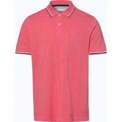 Bugatti - Męska koszulka polo, pomarańczowy. Pomarańczowe koszulki męskie marki Bugatti, xxl, w paski, polo, bez rękawów. Za 179,95 zł.