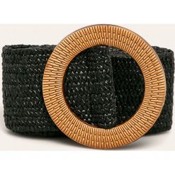 Answear - Pasek. Czarne paski damskie ANSWEAR, w paski, z poliesteru. Za 49,90 zł.