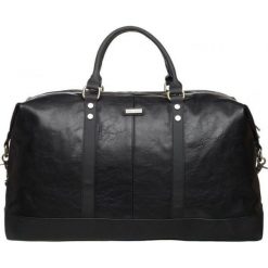 Bobby Black torba męska czarna BM1083. Czarne torby męskie skórzane Bobby Black, bez wzorów, ze skóry. Za 309,00 zł.
