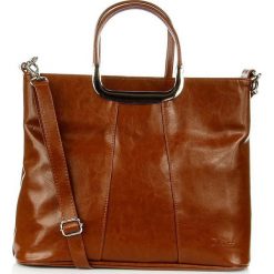 Torebka skórzana damska elegancka DAN-A T280 camel - camel. Brązowe torebki klasyczne damskie DAN-A, bez wzorów, ze skóry, eleganckie, bez dodatków. Za 249,99 zł.
