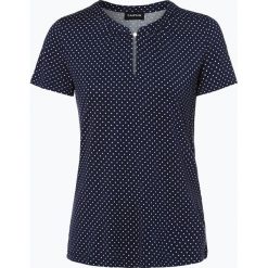 Taifun - T-shirt damski, niebieski. Niebieskie t-shirty damskie Taifun, bez wzorów, bez kołnierzyka. Za 149,95 zł.