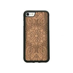 IPhone 7 Drewniane etui Mandala. Brązowe etui damskie marki Bewood, z lakierowanej skóry. Za 109,00 zł.