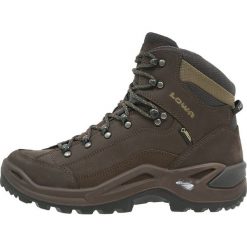 Lowa RENEGADE GTX MID Buty trekkingowe schiefer/oliv. Pomarańczowe buty sportowe męskie marki Lowa, ze skóry, bez zapięcia, outdoorowe. Za 809,00 zł.