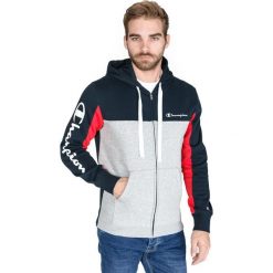 Champion Bluza Niebieski Szary. Szare bluzy męskie Champion, m, bez wzorów, z bawełny, bez kołnierzyka, bez rękawów, bez kaptura. Za 288,95 zł.