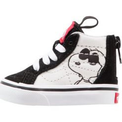 Vans TD SK8HI ZIP Tenisówki i Trampki wysokie black. Czarne trampki dziewczęce Vans, ze skóry ekologicznej. W wyprzedaży za 151,20 zł.