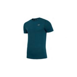 4f Koszulka męska H4L18-TSM002 zielona r. S. Zielone koszulki sportowe męskie 4f, l. Za 34,99 zł.
