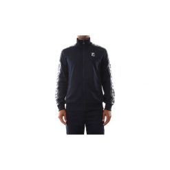 Bluzy Fila 682376 TRACK JACKET. Czarne bluzy męskie Fila, s, bez wzorów, bez kołnierzyka, bez rękawów, bez kaptura. Za 315,74 zł.