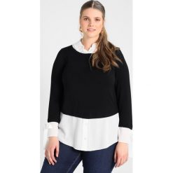 Bluzki asymetryczne: Evans INNER Bluzka z długim rękawem black/white