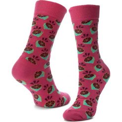 Skarpety Wysokie Damskie HAPPY SOCKS - LIM01-3000 36/40 Różowy. Różowe skarpetki damskie Happy Socks, bez wzorów, z elastanu. W wyprzedaży za 29,00 zł.
