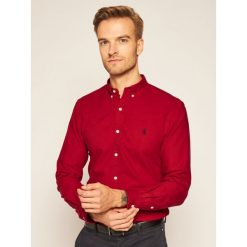 Koszula Polo Ralph Lauren Slbdppcs 710804257011. Czerwone koszule męskie Polo Ralph Lauren, s, bez wzorów, casualowe, polo, bez rękawów. Za 489,00 zł.