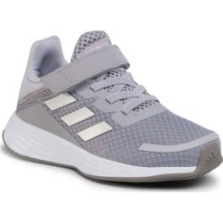 Buty adidas - Duramo Sl C FX7310 Glory Grey/Silver Metallic/Light Flash Orange. Szare półbuty dziewczęce Adidas, na rzepy. Za 169,00 zł.