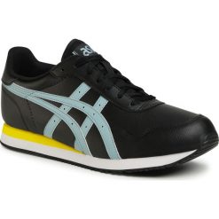 Buty ASICS - Tiger Runner 1191A301 Black/Light Steel 002. Czarne półbuty męskie Asics, na co dzień, bez wzorów, ze skóry ekologicznej, bez zapięcia. Za 279,00 zł.