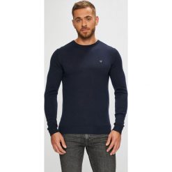 Guess Jeans - Sweter. Czarne bez kategorii marki Guess Jeans, s, z wełny, z okrągłym kołnierzem. Za 369,90 zł.