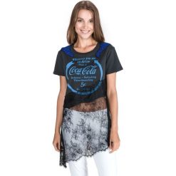 Pinko Basilico Koszulka Czarny. Czarne koszulki damskie Pinko, l, z nadrukiem, z bawełny, bez kołnierzyka, z krótkim rękawem. Za 1277,95 zł.