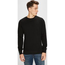 Jack & Jones - Bluza. Czarne bluzy męskie Jack & Jones, s, bez wzorów, z bawełny, z okrągłym kołnierzem, bez rękawów, bez kaptura. Za 89,90 zł.