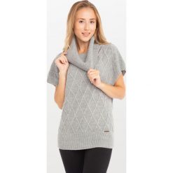 Sweter w kolorze szarym. Szare golfy damskie marki Jimmy Sanders, l, ze splotem. W wyprzedaży za 122,95 zł.