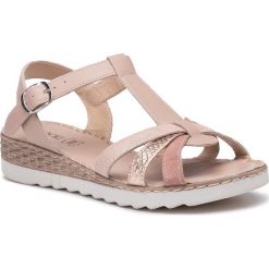 Sandały LASOCKI - H473 Pink. Różowe klapki damskie Lasocki, bez wzorów, ze skóry, bez obcasa. Za 129,99 zł.