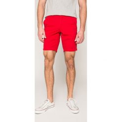 Tommy Hilfiger - Szorty. Szare bermudy męskie TOMMY HILFIGER, z bawełny, casualowe. W wyprzedaży za 239,90 zł.