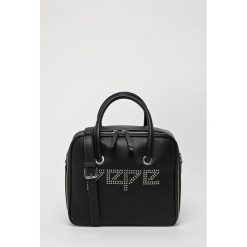 Pepe Jeans - Torebka Marile. Szare torebki klasyczne damskie Pepe Jeans, w paski, z jeansu, średnie. Za 319,90 zł.