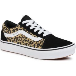 Tenisówki VANS - Comfycush Old Sko VN0A4UHA3I61 (Leopard) Black/Truewhite. Pomarańczowe półbuty damskie Vans, bez wzorów, ze skóry, bez zapięcia. Za 259,00 zł.