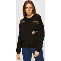Silvian Heach - Bluza. Czarne bluzy rozpinane damskie Silvian Heach, l, z nadrukiem, z bawełny, bez kaptura. Za 219,90 zł.