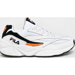 Fila - Buty Venom Low. Białe sneakersy męskie Fila, z okrągłym noskiem, na sznurówki. W wyprzedaży za 349,90 zł.