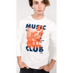 Pepe Jeans Gaslon Koszulka Biały. Białe podkoszulki męskie Pepe Jeans, s, z nadrukiem, z bawełny, z długim rękawem. Za 180,95 zł.