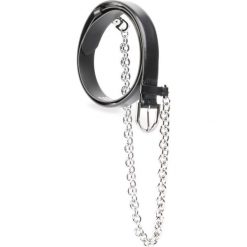 Pasek damski Calvin Klein Chained Buckle Belt 2.5 K60K606078. Czarne paski damskie Calvin Klein, w paski. W wyprzedaży za 259,00 zł.