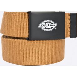 Dickies - Pasek. Brązowe paski męskie Dickies, w paski, z materiału. Za 69,90 zł.