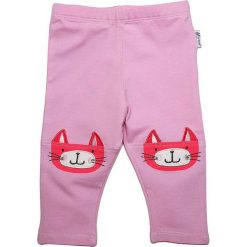 Spodnie niemowlęce: Legginsy w kolorze jasnoróżowym