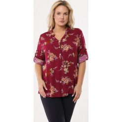 Bordowa Koszula Jostle. Czerwone bluzki damskie Born2be, xl, bez wzorów, bez kołnierzyka, bez rękawów. Za 59,99 zł.