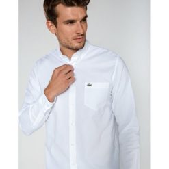 Lacoste Koszula Biały. Białe koszule męskie Lacoste, m, bez wzorów, z bawełny, bez kołnierzyka, z długim rękawem. Za 404,95 zł.