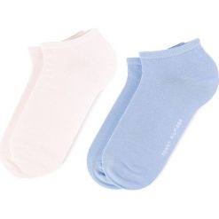 Zestaw 2 par niskich skarpet damskich TOMMY HILFIGER - 343024001 Lilac Hint 027. Różowe skarpetki damskie z elastanu. Za 39,99 zł.