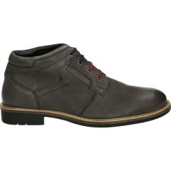 Botki męskie - JEM324 GR J18. Szare botki męskie Venezia, ze skóry. Za 169,00 zł.