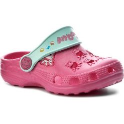 Klapki dziewczęce: Klapki COQUI – Little Frog 8701 Fuchsia/Mint