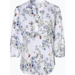 Eterna Comfort Fit - Bluzka damska, biały. Białe bluzki damskie Eterna Comfort Fit, z nadrukiem, bez kołnierzyka, bez rękawów. Za 199,95 zł.