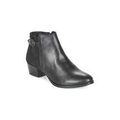 Botki Betty London FLEXIME. Czarne botki damskie Betty London, bez obcasa, bez zapięcia. Za 319,20 zł.