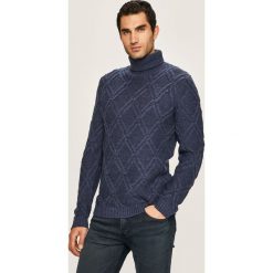 Only & Sons - Sweter. Niebieskie swetry męskie Only & Sons, s, bez wzorów, z wełny. Za 219,90 zł.