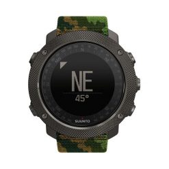 Suunto Zegarek męski Traverse Aplha Woodland czarno-zielony (SS023445000). Czarne zegarki męskie marki Suunto. Za 1499,00 zł.
